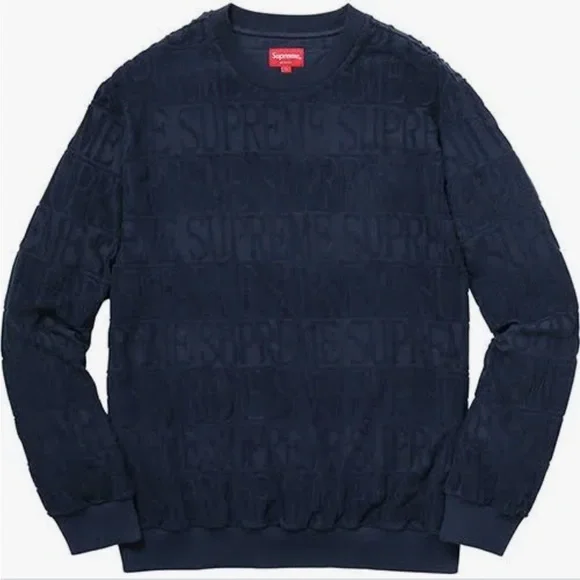 Supreme | Sweaters | Supreme Logo Strip Terry Crewneck Sweater  